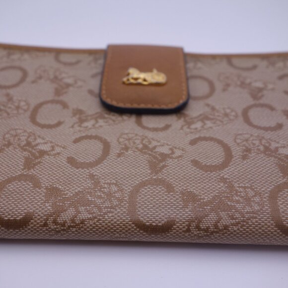 Vintage Celine Paris Made in Italy Wallet with Horse and Buggy - Picture 2 of 16